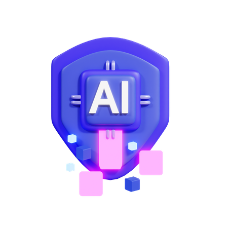 Ai Protection  3D Icon