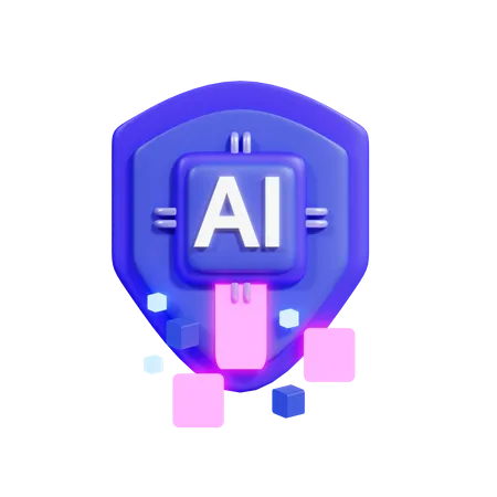 Ai Protection  3D Icon