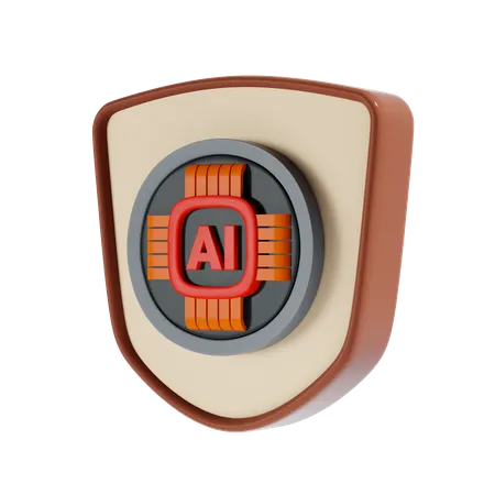 Ai Protection  3D Icon