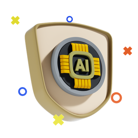 Ai Protection  3D Icon