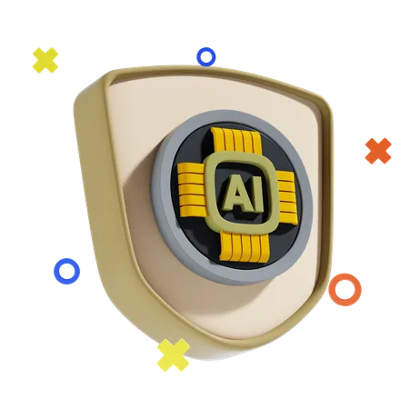 Ai Protection  3D Icon