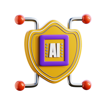 AI Protection  3D Icon