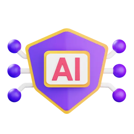 Ai Protection  3D Icon