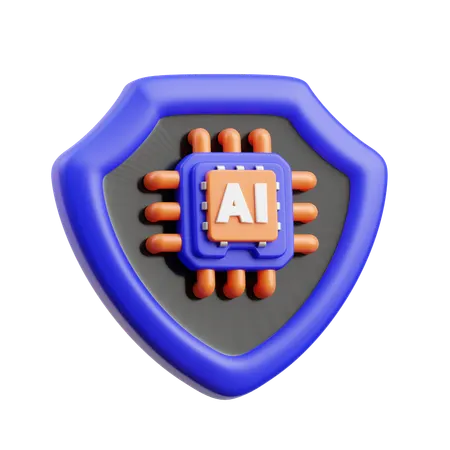 Ai Protection  3D Icon