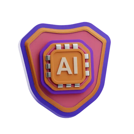 Ai Protection  3D Icon