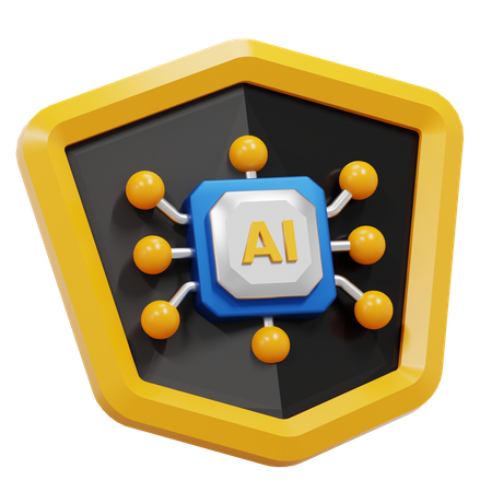 AI PROTECTION  3D Icon