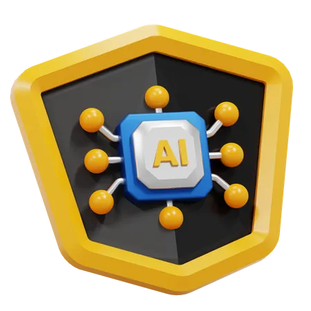 AI PROTECTION  3D Icon