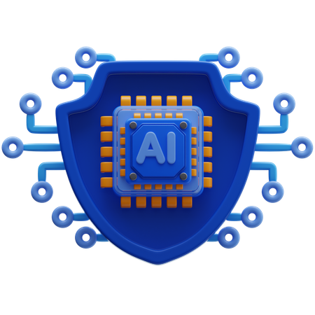 Ai Protection  3D Icon