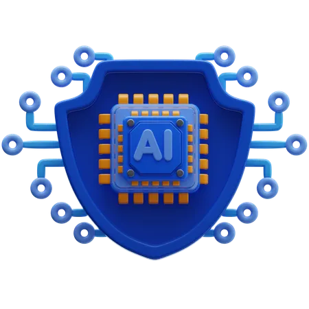 Ai Protection  3D Icon