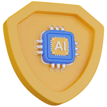 Ai Protection  3D Icon