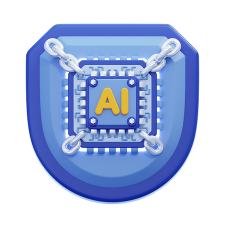 Ai Protection  3D Icon