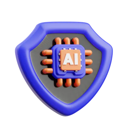 Ai Protection  3D Icon