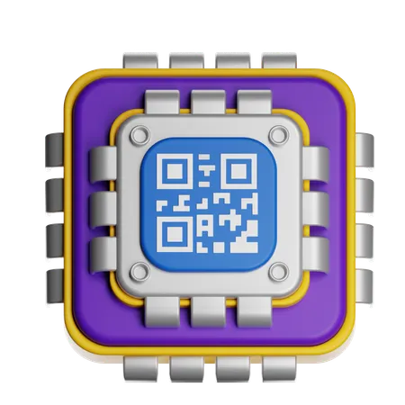 AI QR CODE  3D Icon