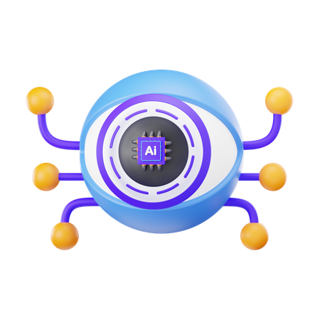 Ai Recognition  3D Icon