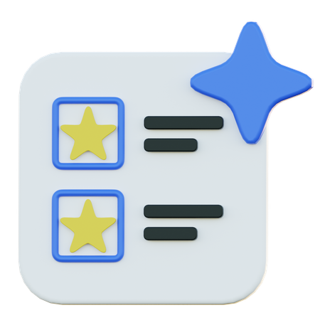 Ai Recommendation  3D Icon