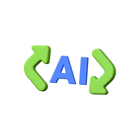 Ai Refresh  3D Icon