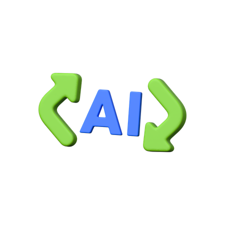Ai Refresh  3D Icon