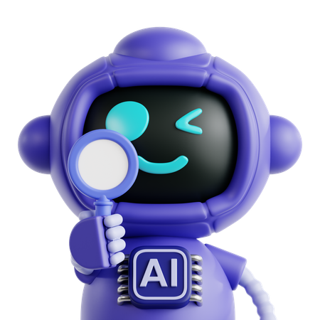 AI 연구  3D Icon