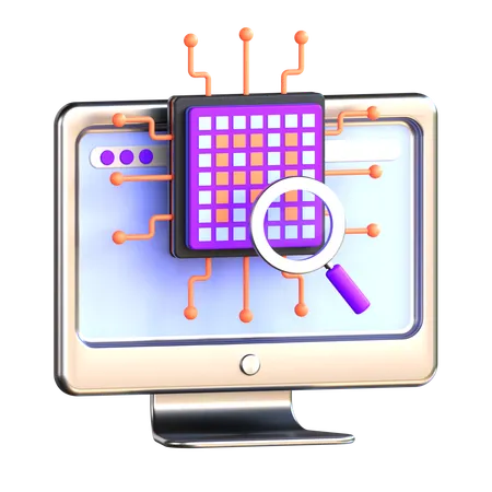 AI Research  3D Icon