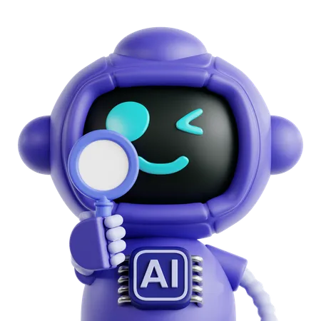 AI Research  3D Icon