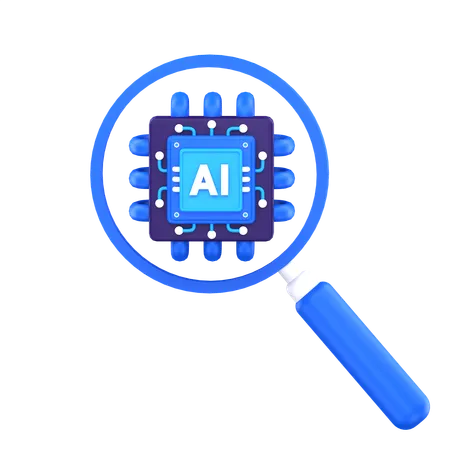 Ai Research  3D Icon