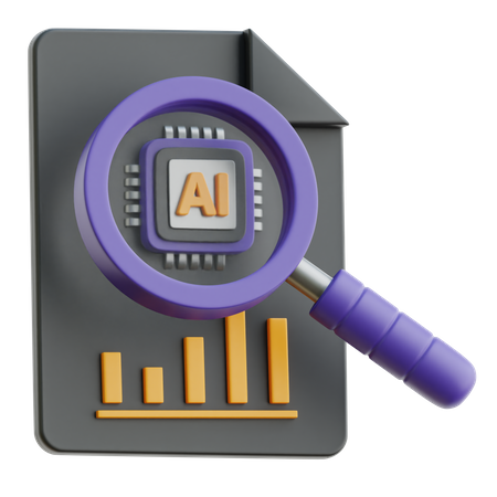 AI Research  3D Icon