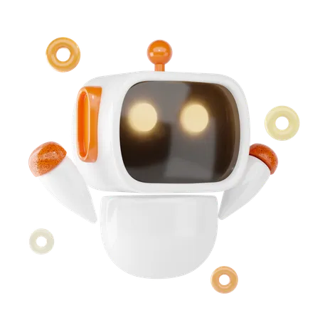 Ai Robo  3D Icon