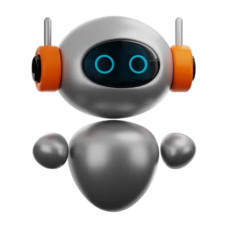 IA do robô  3D Icon