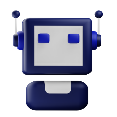 IA do robô  3D Icon