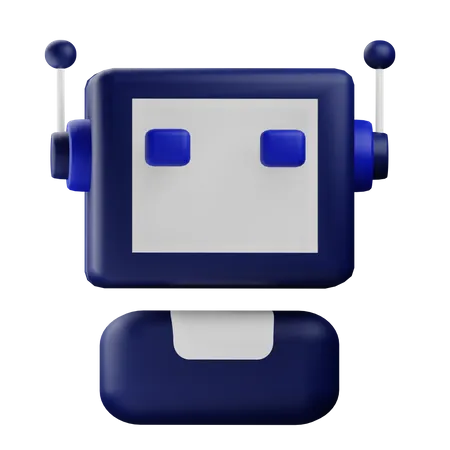 IA do robô  3D Icon