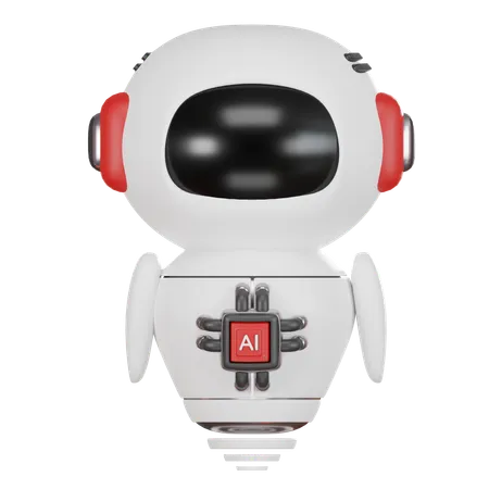 AI Robotic 3 D Icon 3D Icon