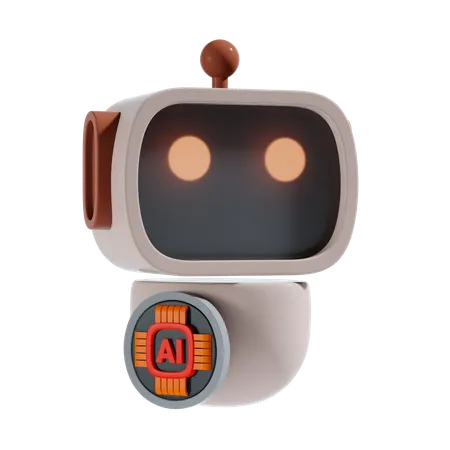 Ai Robot 3 D Icon And Illustration 3D Icon