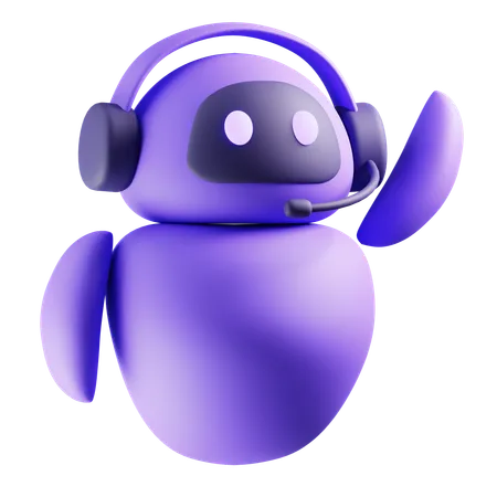 Ai Robot  3D Icon