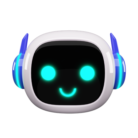 IA robotique  3D Icon