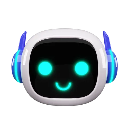 IA robotique  3D Icon