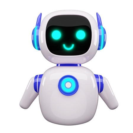 IA robotique  3D Icon