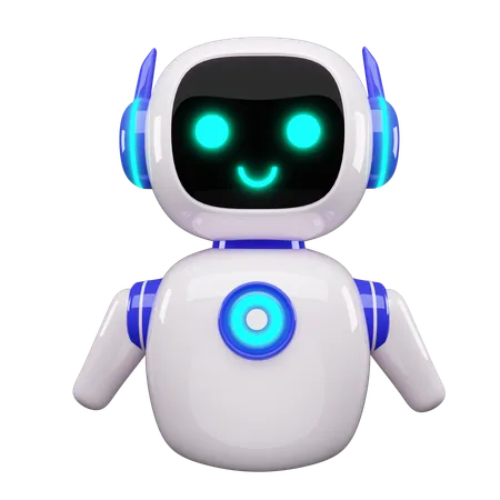 IA robotique  3D Icon