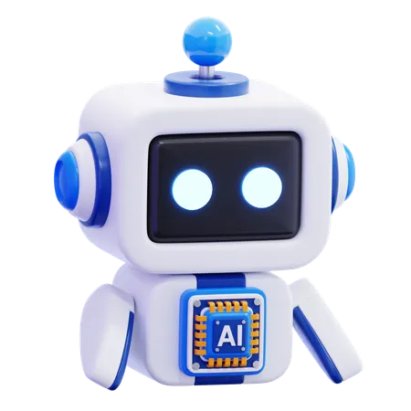 ロボットAI  3D Icon