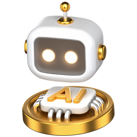 ロボットAI  3D Icon