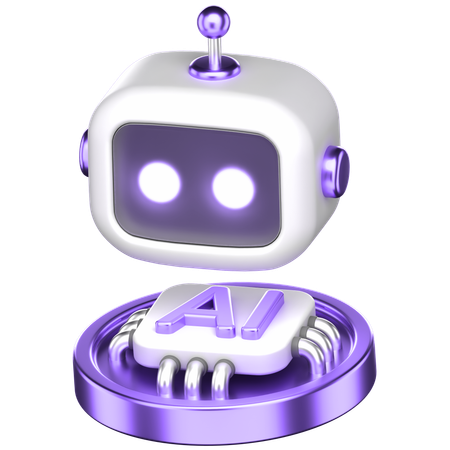 ロボットAI  3D Icon