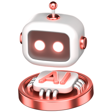 ロボットAI  3D Icon