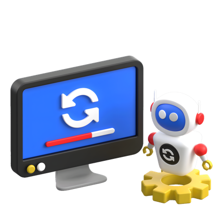 Ai Robot  3D Icon