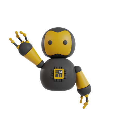 Ai Robot  3D Icon