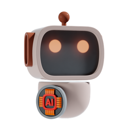 Ai Robot  3D Icon