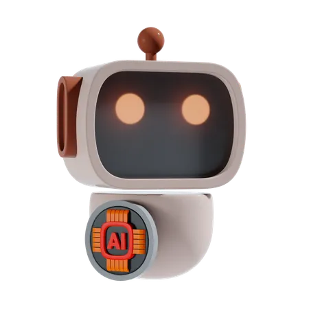 Ai Robot  3D Icon