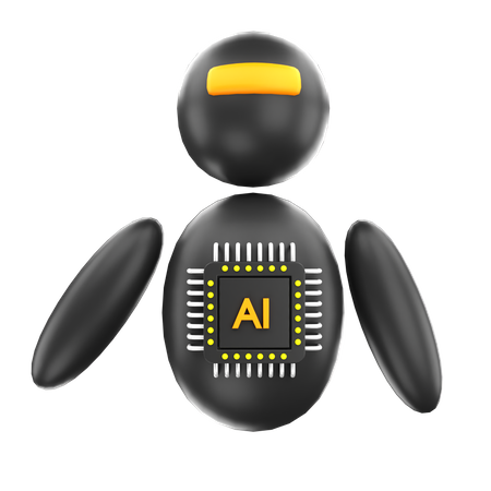 Ai Robot  3D Icon