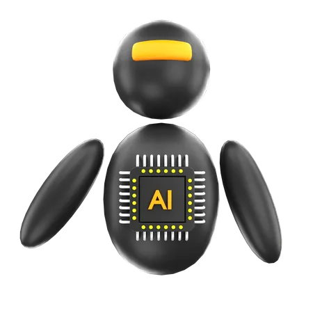 Ai Robot  3D Icon