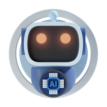 Ai Robot  3D Icon