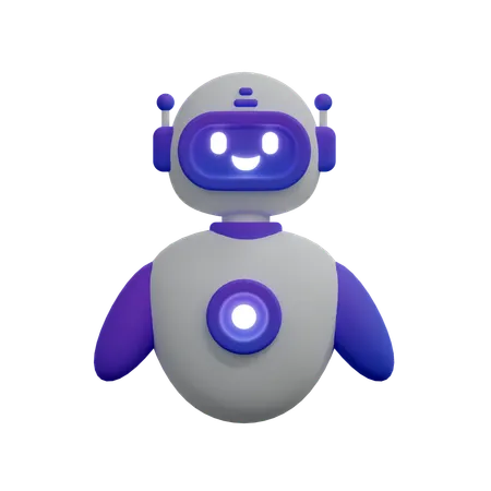 Ai Robot  3D Icon
