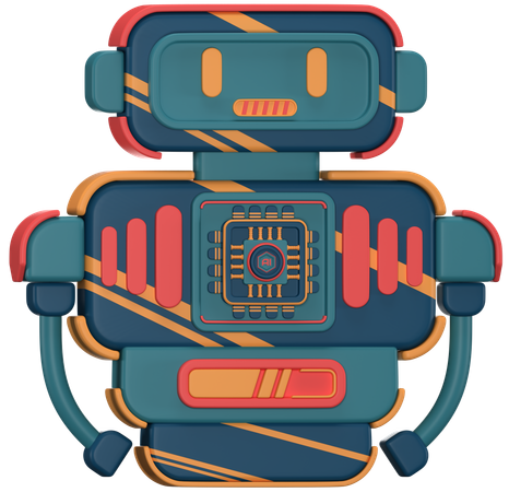 Ai Robot  3D Icon